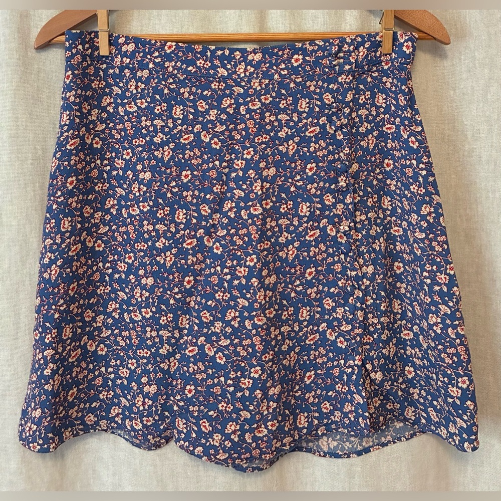 Madewell Floral Mini Skirt